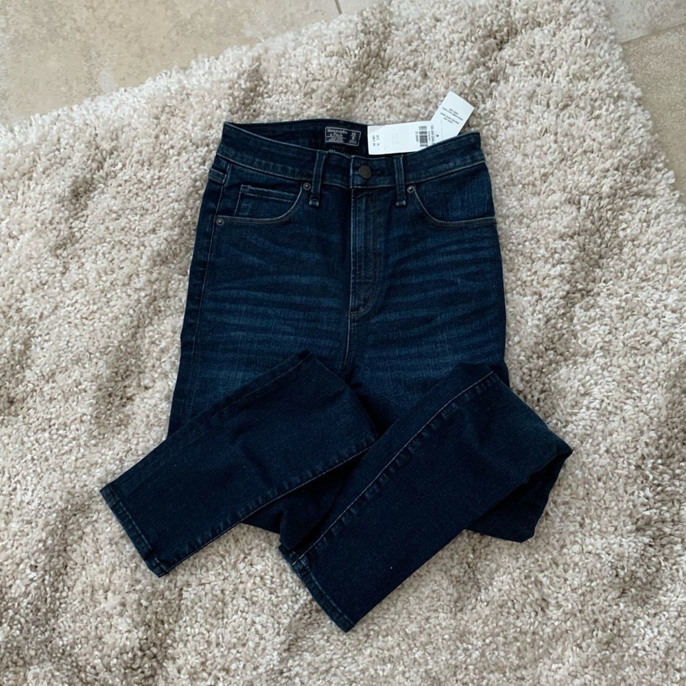Abercrombie Curve Love Ultra High Rise Skinny Jeans